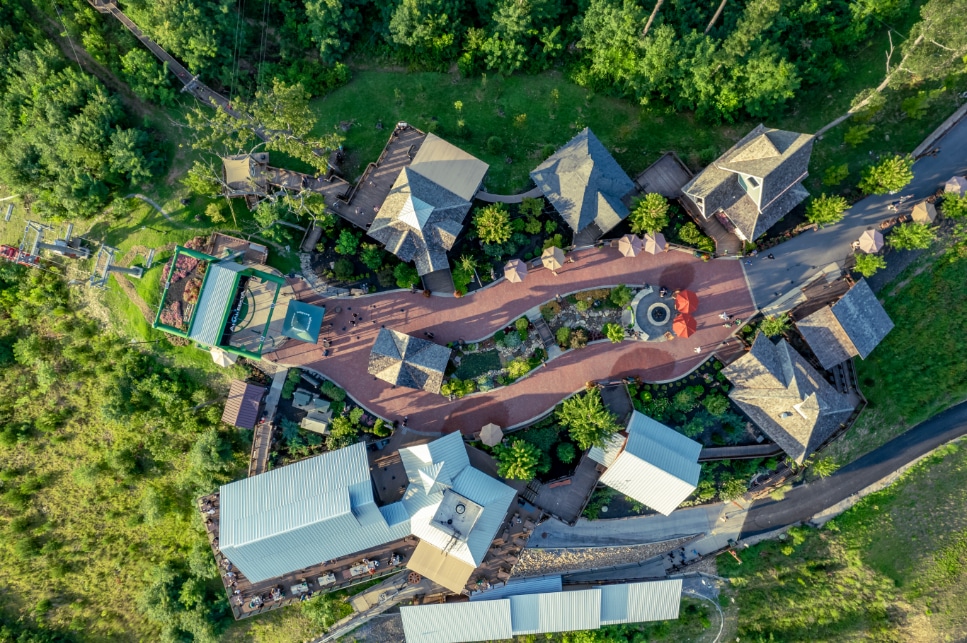 View of Firefly Village shops